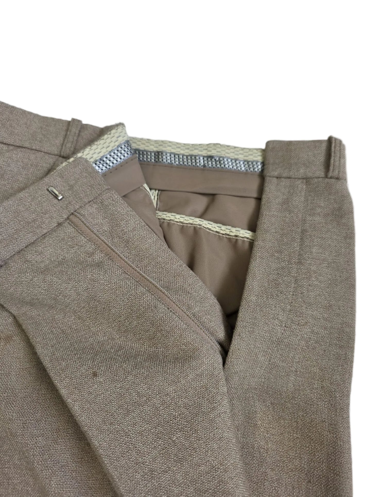 1970s Vintage Hardy Amies for Hepworths Wool Blend Flared Trousers