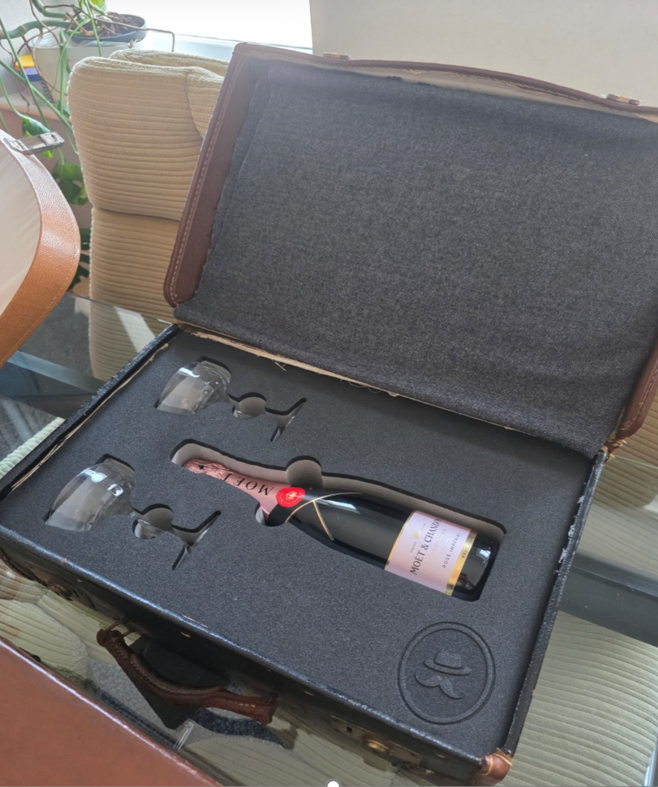 The Champagne Coupe Case- The Founder's Collection