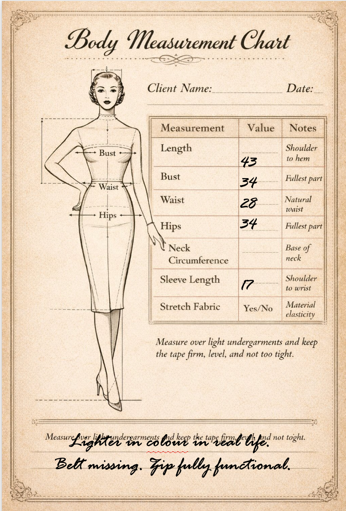 Peggy French – True Vintage 1960s Dress with Tie Neck