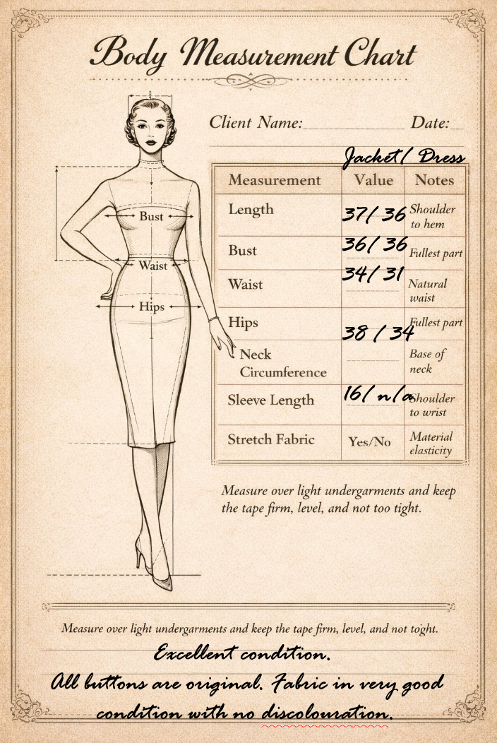 Bickler Mod Coat & Shift Dress Set, Mid/Late 1960s British Tailoring